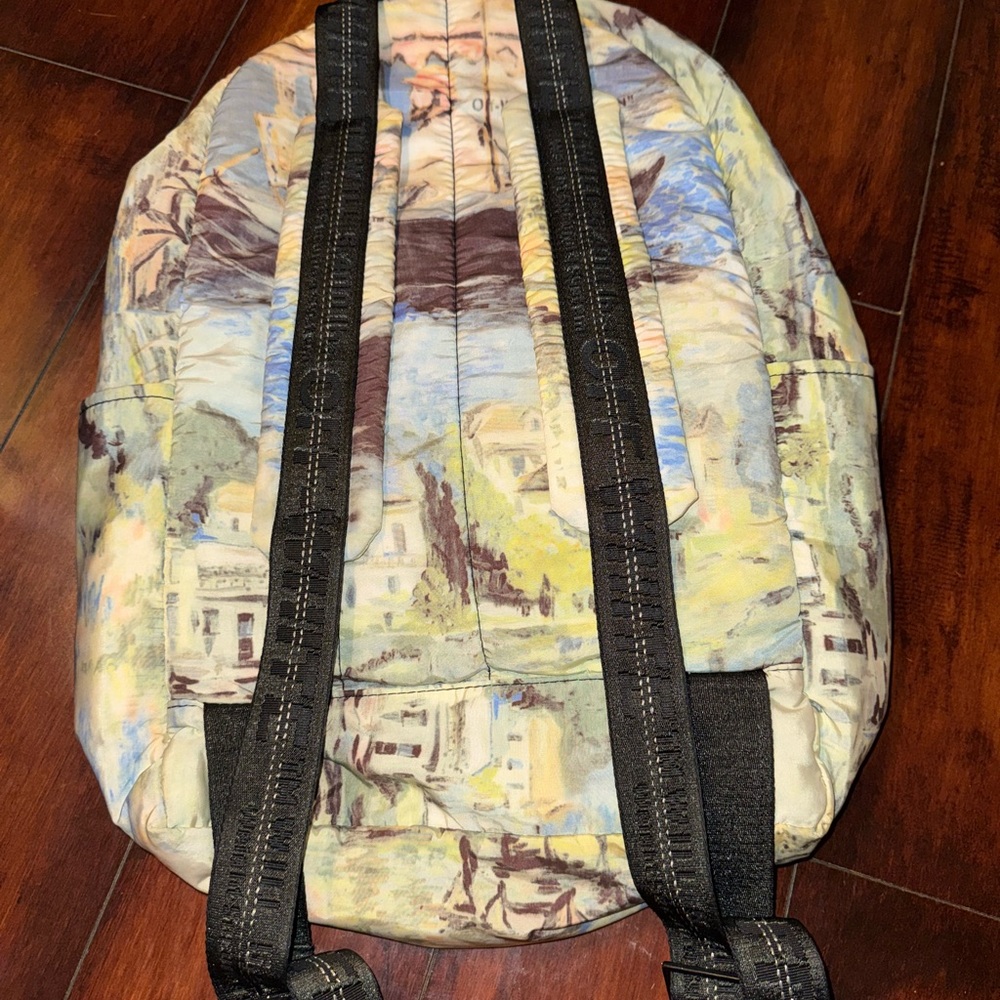 Off-White Multicolor Artistic Backpack - image 3